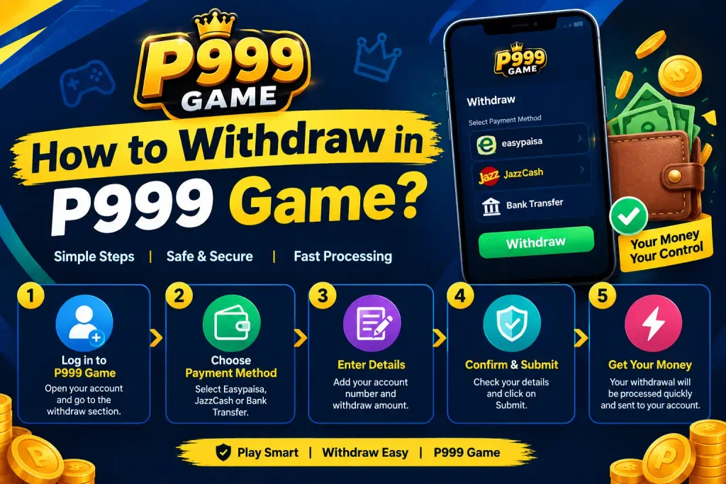 How to Withdraw in P999 Game